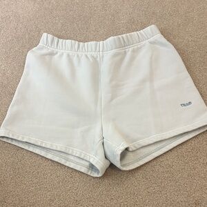 Aritzia TNA Light Blue perfect fit shorts